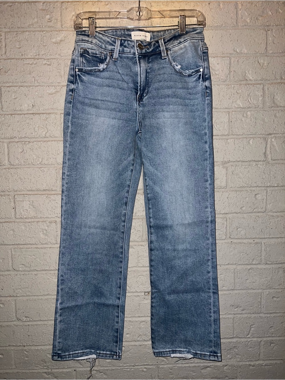 Risen cropped tummy control jeans size 7/28